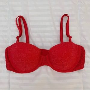 Victoria Secret Multi-Way Push-Up Red Bra
